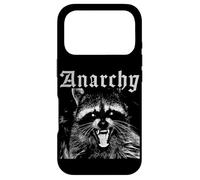 Carcasa para iPhone 17 Pro Anarquía Mapache Basura Mapache Rebelde anarquista ingobernable