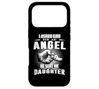 Carcasa para iPhone 17 Pro Angel He Sent Me My Daughter For Dad Funny Fathers Day