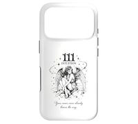 Carcasa para iPhone 17 Pro Angel Number 111 Intuición Numerología Espiritual Angelcore