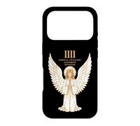 Carcasa para iPhone 17 Pro Angel Number 1111 Spirituality Angelic Vitral Art