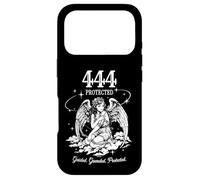 Carcasa para iPhone 17 Pro Angel Number 444 Protegido Etéreo Angelcore Estética