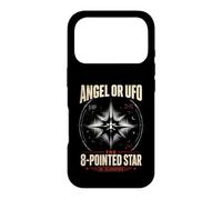 Carcasa para iPhone 17 Pro Ángel o OVNI 8 Estrellas Puntiagudas desclasificado UAP Ezequiel Wheel
