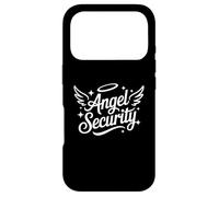 Carcasa para iPhone 17 Pro Angel Security - Disfraz Divertido de Halloween para papá y mamá, Humor grupal