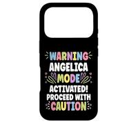 Carcasa para iPhone 17 Pro Angelica Personalized Name Funny Cute Custom Angelica Name