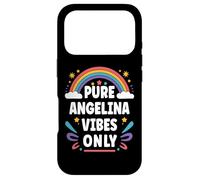 Carcasa para iPhone 17 Pro Angelina Vibes Only Cute Retro Girls Angelina Name