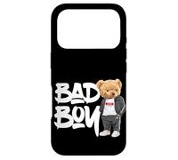 Carcasa para iPhone 17 Pro Angry Bad Boy Style, Cool Teddy Bear Bad Boy Graphic Design