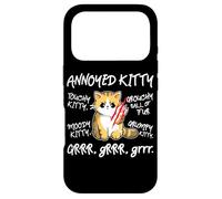 Carcasa para iPhone 17 Pro Angry Cat - Moody Annoyed Kitty - Talla - Bonito Gato