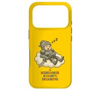 Carcasa para iPhone 17 Pro Angustiado Midsummer Night Dream Knight Pun Shakespeare Mime