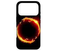 Carcasa para iPhone 17 Pro Anillo de Fuego de Dragones en Duelo