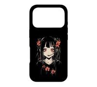 Carcasa para iPhone 17 Pro Anime Horror Chica Estética Suave Grunge Waifu Chica Japonesa