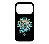 Carcasa para iPhone 17 Pro Anna Maria Island Florida Shark Retro Diseño Envejecido