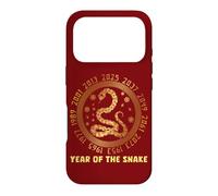 Carcasa para iPhone 17 Pro Año Nuevo Chino De Serpiente Años del Zodíaco Chino 2025