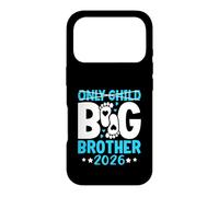 Carcasa para iPhone 17 Pro Anuncio de bebé Only Child Big Brother 2026