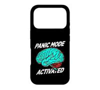 Carcasa para iPhone 17 Pro Anxiety Humor Panic Mode Activated Brain