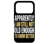 Carcasa para iPhone 17 Pro Aparentemente Todavía No Tengo Edad Suficiente Eventos