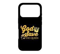 Carcasa para iPhone 17 Pro Apicultura Humor Dios Salve a la Reina Divertido Apicultor