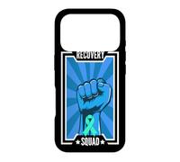 Carcasa para iPhone 17 Pro Apoyo Squad Adicción Recuperación Conciencia Sobriedad