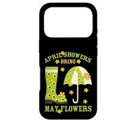 Carcasa para iPhone 17 Pro April Showers Bring May Flowers & Rubber Boots For Gardener