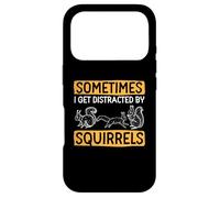 Carcasa para iPhone 17 Pro Ardilla Animales Mascota A Veces me distraen Las Ardillas