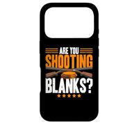 Carcasa para iPhone 17 Pro Are You Shooting Blanks Clay Paloma Trap Shooting Skeet Hombres