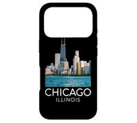 Carcasa para iPhone 17 Pro Arquitectura de Edificios del río Chicago Horizonte Hombre