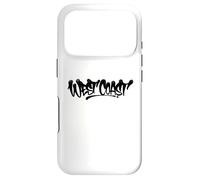 Carcasa para iPhone 17 Pro Arte Callejero con Grafiti de la Costa Oeste, Estilo a Mano, Recuerdo Estadounidense