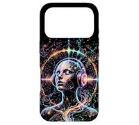 Carcasa para iPhone 17 Pro Arte Colorido Psicodélico Trance Rave