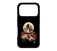 Carcasa para iPhone 17 Pro Arte de Anime samurái Retro de Crimson Moon Ronin