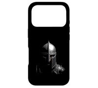 Carcasa para iPhone 17 Pro Arte de la Cabeza del Casco de Caballero Medieval