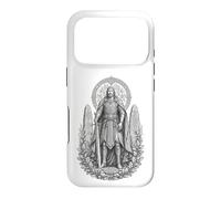 Carcasa para iPhone 17 Pro Arte de Nuada Celtic Silver Hand Warrior King Line