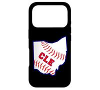 Carcasa para iPhone 17 Pro Arte del béisbol del Centro de Cleveland Ohio CLE Love The Land Gifts