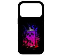 Carcasa para iPhone 17 Pro Arte en Color Calavera Urban Aerosol Can Drip