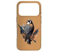 Carcasa para iPhone 17 Pro Arte geométrico de pájaro cernícalo Americano, Lindo cernícalo Lov