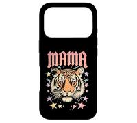 Carcasa para iPhone 17 Pro Arte gráfico de Mama Tiger Face Rebel Mom Wild Animal