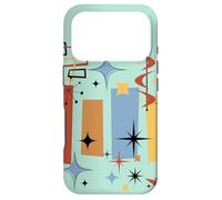 Carcasa para iPhone 17 Pro Arte Kitsch estético Retro de Mediados de Siglo Moderno MCM Vibe