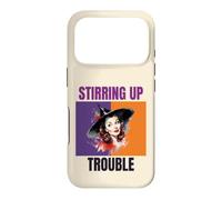 Carcasa para iPhone 17 Pro Arte Pinup Vintage de Brujas de Stirring Up Trouble