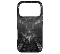 Carcasa para iPhone 17 Pro Arte Retro de Ciencia ficción para Jugadores de Spaceship