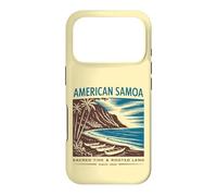 Carcasa para iPhone 17 Pro Arte Retro de la Tierra Sagrada de Samoa Americana