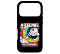 Carcasa para iPhone 17 Pro Artemis II 2026 Cute Design for Kids Launch Back to The Moon
