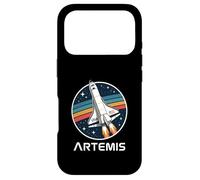 Carcasa para iPhone 17 Pro Artemis Space Shuttle Launch System Crewed Flight Rainbow