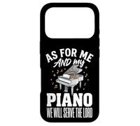 Carcasa para iPhone 17 Pro As For Me and My Piano We Will Serve The Lord
