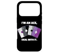 Carcasa para iPhone 17 Pro Asexual I'm an Ace, Deal with It Asexual Pride