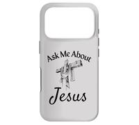 Carcasa para iPhone 17 Pro Ask Me About Jesus