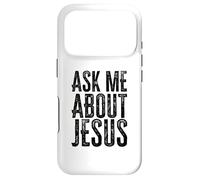 Carcasa para iPhone 17 Pro Ask Me About Jesus