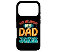Carcasa para iPhone 17 Pro Ask Me About My Dad Jokes Funny Father's Day Dad Joke