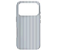 Carcasa para iPhone 17 Pro Aspecto Minimalista Retro de Rayas Grises y Blancas