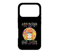 Carcasa para iPhone 17 Pro Assuming I'm Just An Old Lady Was Your First Mistake Hippie