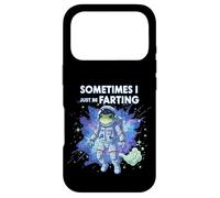 Carcasa para iPhone 17 Pro Astronauta Rana A Veces Solo Estar Pedos Divertido Espacio Meme