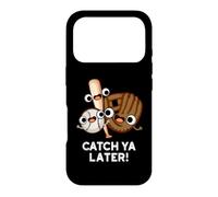 Carcasa para iPhone 17 Pro Atrapa ya más Tarde Divertido Juego de Palabras de béisbol
