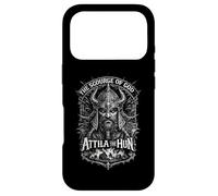 Carcasa para iPhone 17 Pro Attila el Hun Azote de Dios Guerrero Retrato Arte Oscuro